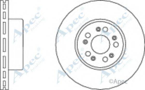 APEC BRAKING DSK2001 гальмівний диск