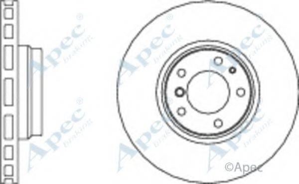 APEC BRAKING DSK2009 гальмівний диск