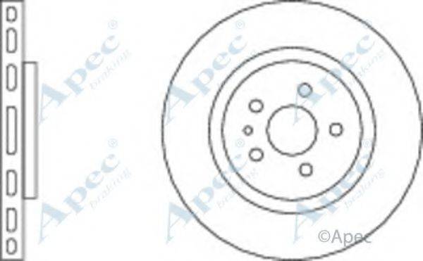 APEC BRAKING DSK2028 гальмівний диск