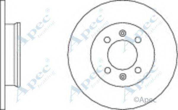 APEC BRAKING DSK2036 гальмівний диск