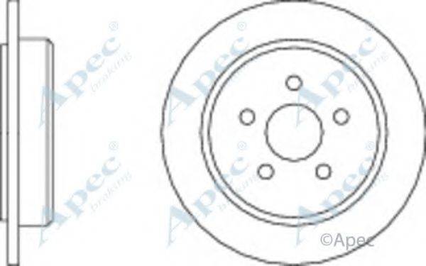 APEC BRAKING DSK2038 гальмівний диск