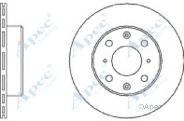 APEC BRAKING DSK214 гальмівний диск