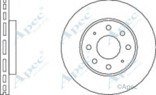 APEC BRAKING DSK2142 гальмівний диск