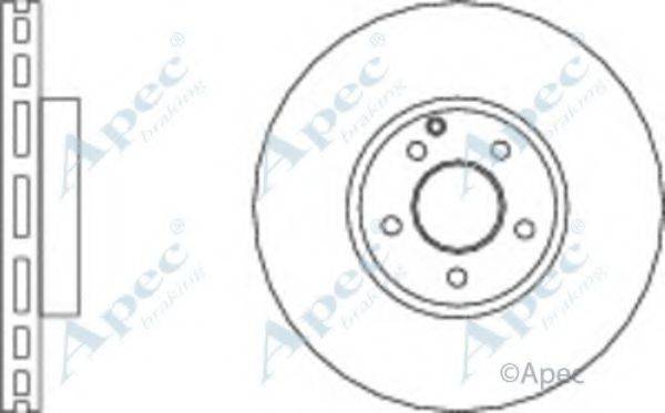 APEC BRAKING DSK2617 гальмівний диск