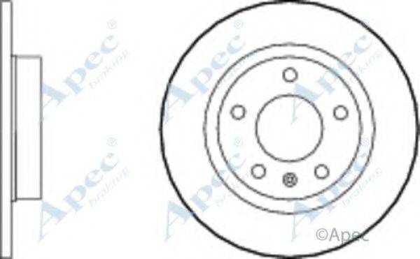 APEC BRAKING DSK2620 гальмівний диск