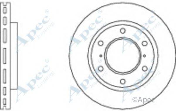 APEC BRAKING DSK2627 гальмівний диск