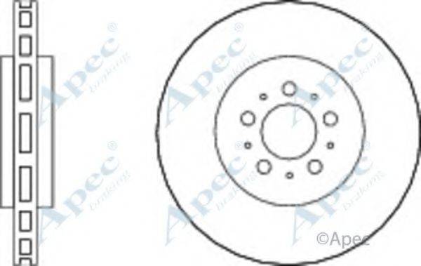 APEC BRAKING DSK2688 гальмівний диск