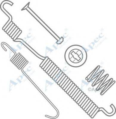 APEC BRAKING KIT976 Комплектуючі, гальмівна колодка