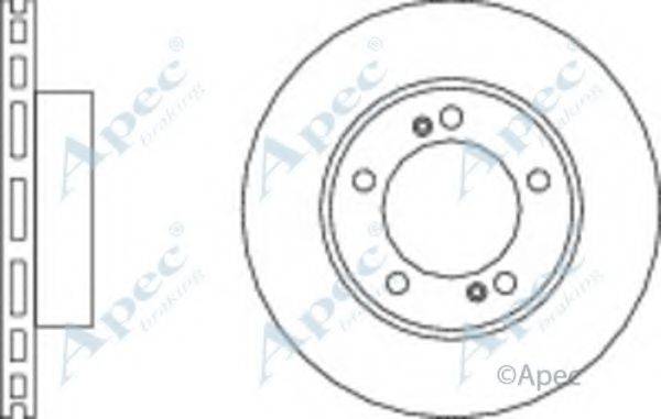 APEC BRAKING DSK2709 гальмівний диск