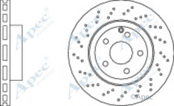 APEC BRAKING DSK2718 гальмівний диск