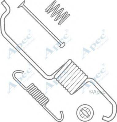 APEC BRAKING KIT981 Комплектуючі, гальмівна колодка