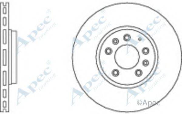 APEC BRAKING DSK2747 гальмівний диск