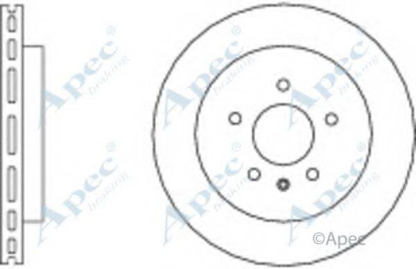 APEC BRAKING DSK2748 гальмівний диск