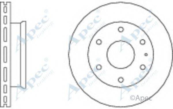 APEC BRAKING DSK2806 гальмівний диск