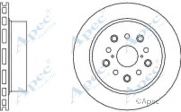 APEC BRAKING DSK2807 гальмівний диск