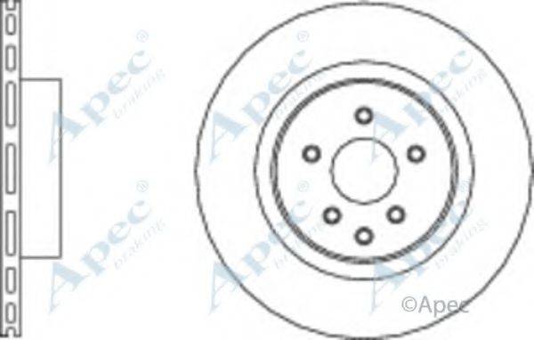 APEC BRAKING DSK2834 гальмівний диск