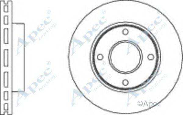 APEC BRAKING DSK2886 гальмівний диск