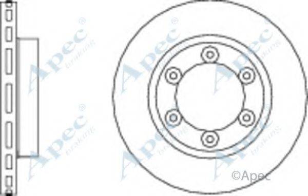 APEC BRAKING DSK2896 гальмівний диск