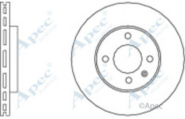 APEC BRAKING DSK2946 гальмівний диск