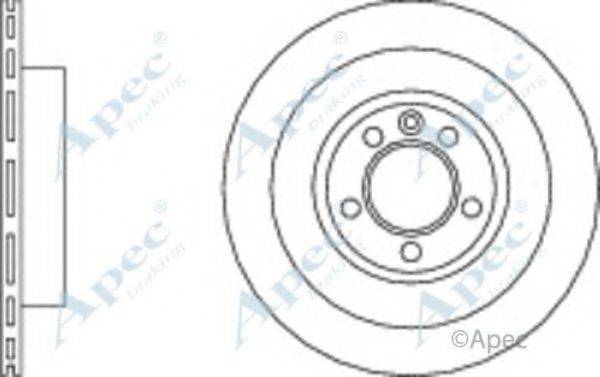 APEC BRAKING DSK2958 гальмівний диск