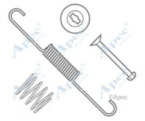 APEC BRAKING KIT2012 Комплектуючі, гальмівна колодка