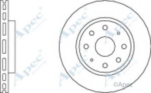 APEC BRAKING DSK312 гальмівний диск