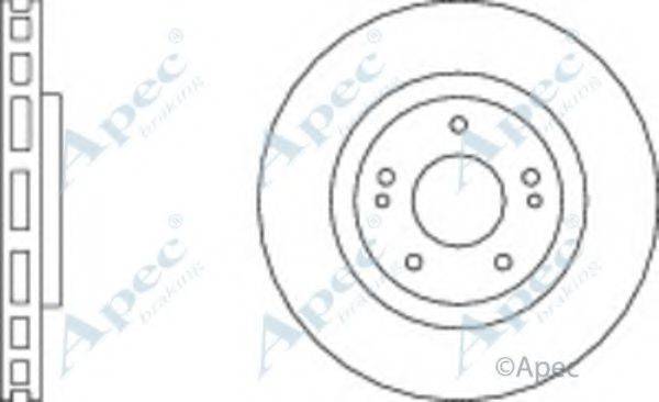 APEC BRAKING DSK335 гальмівний диск