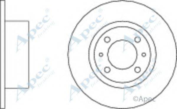 APEC BRAKING DSK505 гальмівний диск