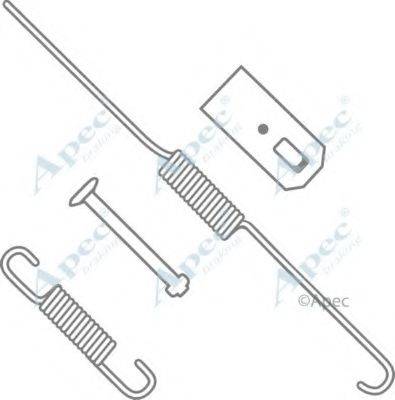 APEC BRAKING KIT2022 Комплектуючі, гальмівна колодка