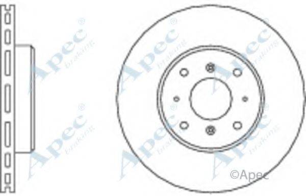 APEC BRAKING DSK555 гальмівний диск