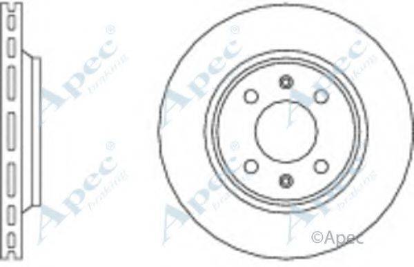 APEC BRAKING DSK564 гальмівний диск