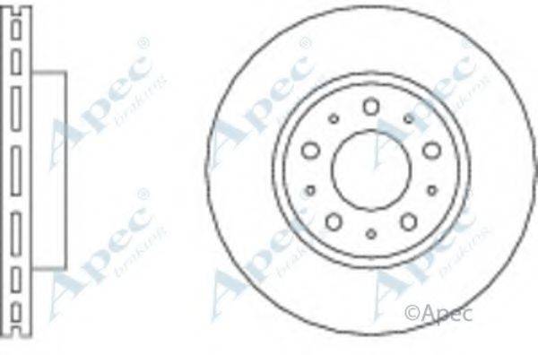 APEC BRAKING DSK565 гальмівний диск