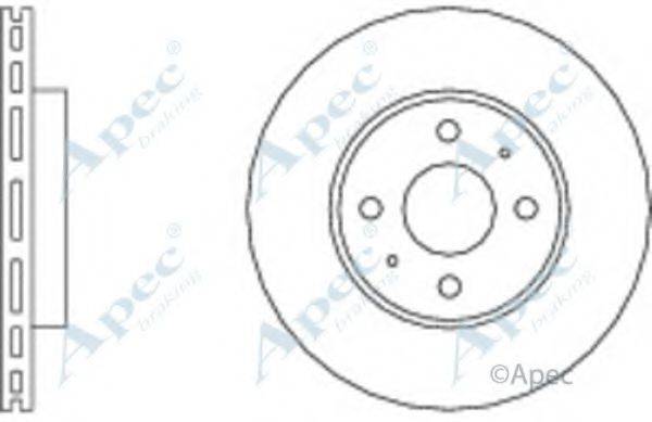 APEC BRAKING DSK582 гальмівний диск