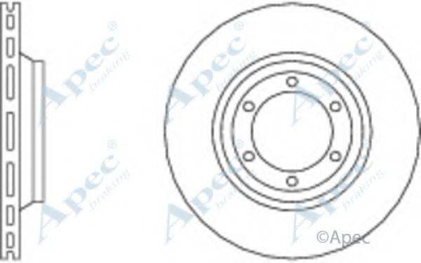 APEC BRAKING DSK597 гальмівний диск