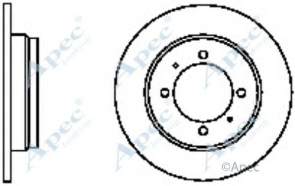 APEC BRAKING DSK606 гальмівний диск