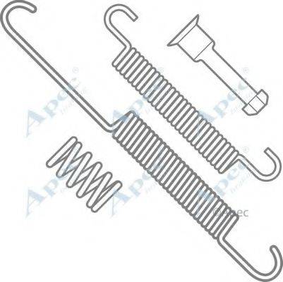 APEC BRAKING KIT2037 Комплектуючі, гальмівна колодка
