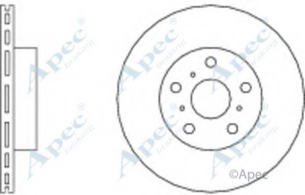 APEC BRAKING DSK622 гальмівний диск