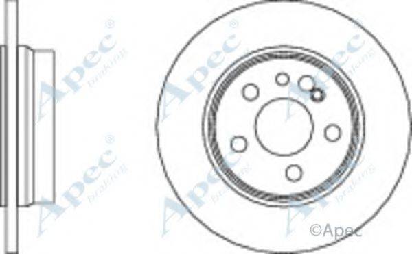 APEC BRAKING DSK628 гальмівний диск