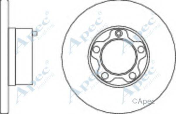 APEC BRAKING DSK648 гальмівний диск