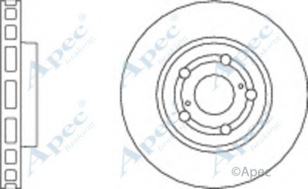 APEC BRAKING DSK660 гальмівний диск