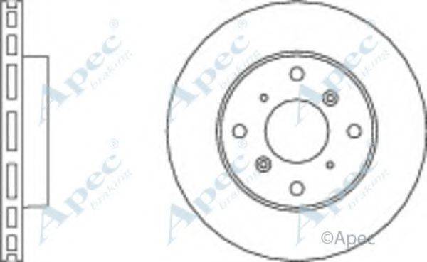 APEC BRAKING DSK667 гальмівний диск