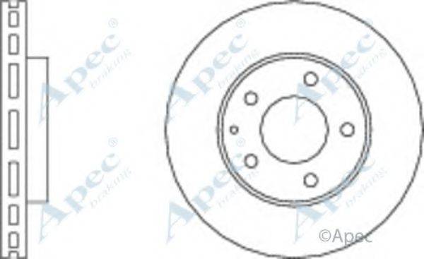 APEC BRAKING DSK677 гальмівний диск