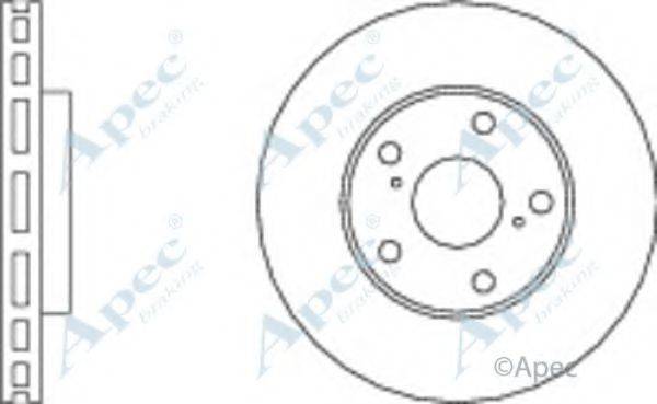 APEC BRAKING DSK678 гальмівний диск