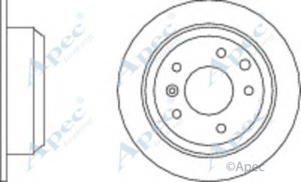 APEC BRAKING DSK719 гальмівний диск