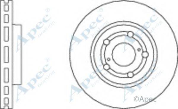 APEC BRAKING DSK726 гальмівний диск