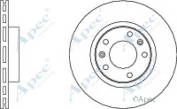 APEC BRAKING DSK728 гальмівний диск