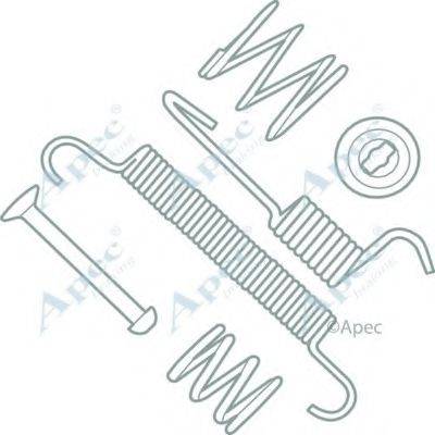 APEC BRAKING KIT2053 Комплектуючі, гальмівна колодка