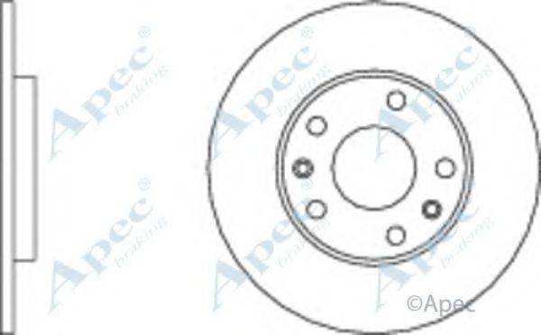 APEC BRAKING DSK746 гальмівний диск