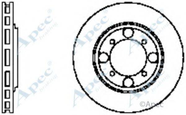 APEC BRAKING DSK749 гальмівний диск