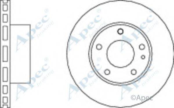 APEC BRAKING DSK781 гальмівний диск